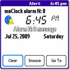 Text message when alarm information window become open. Specify sound or sound effect to play when alarm become active (Illustration 10).