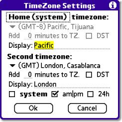Set the correct timezone relative to GMT (Greenwich Mean Time) or UTC (Universal Coordinated Time) for your home location from the list of predefined timezones : (GMT) London, Casablanca (GMT+1)