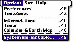 Calculation is going from the main (system) time zone. 3.4. System alarms table. This windows shows date and time of active system alarms (Illustration 8).