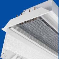discharge and horizontal heat exchanger, suitable for grid ceilings with grid size 600 or 625 Active chilled beam for