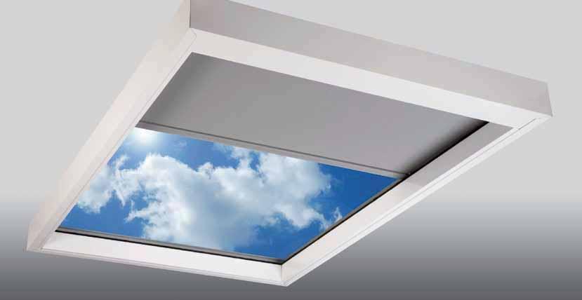 SIVOIA QS SKYLIGHT BLIND OVERVIEW Customers can now reliably control daylight through skylights to enhance the visual environment and save energy by reducing solar heat gain.