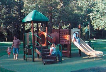 Playground - Expansion of the existing playground was mentioned as a desired improvement to the park, and thus is a recommendation of this plan.