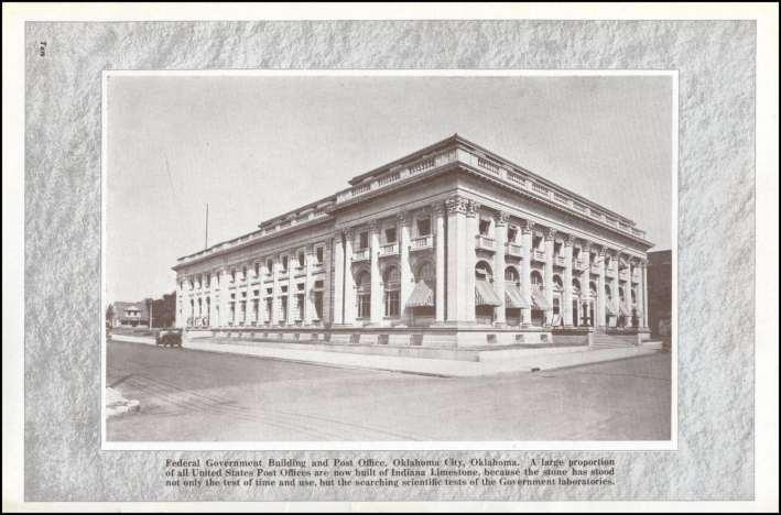 Federal Government Building and Post Office, Oklahoma City, Oklahoma.