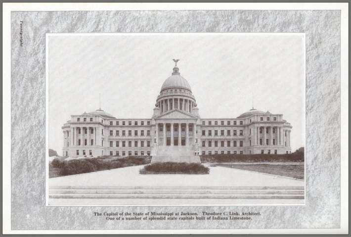 The Capitol of the State of Mississippi at Jackson. Theodore C.