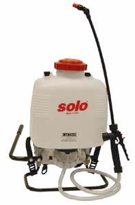 Instruments for Herbicide Application: Backpack Sprayer: Tanks made of high-tensile, UV-stabilized polyethylene with highimpact strength and chemical resistance. Weighs 9-1/2 lbs. empty.