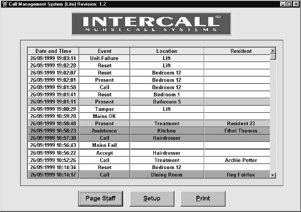 CMS Lite Call Management Software. Intercall 600 Intercall 700 The Intercall Call Management Software Lite is a simple way to manage all data from your Intercall 600 or Intercall 700 call system.