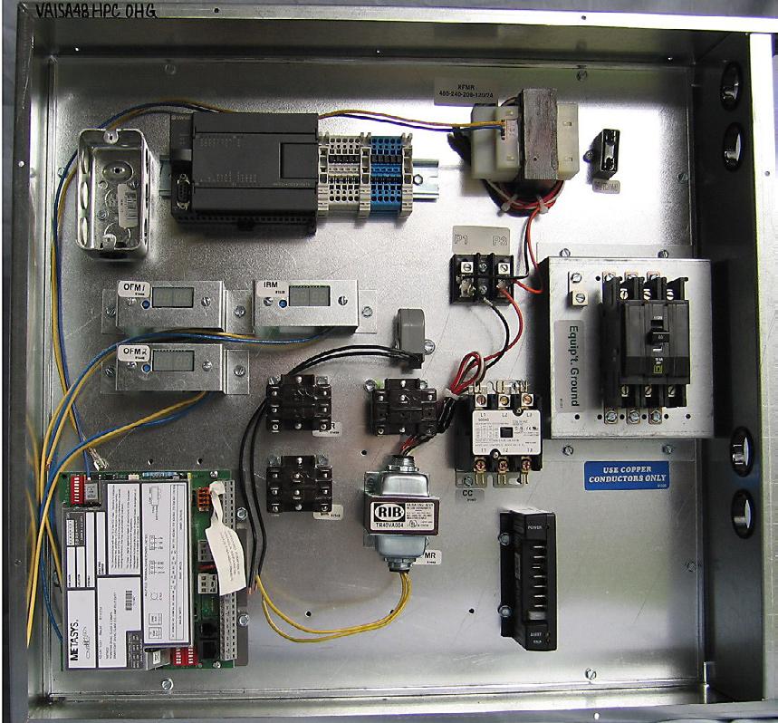 ELECTRICAL CONTROL BOX PLC UNIT DISCONNECT Figure 6.