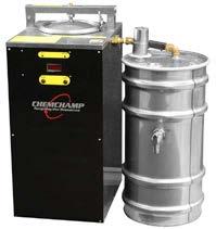OTHER PRODUCTS OFFERED BY CHEMCHAMP PART# 2-000/2-000LV 5 GALLON SOLVENT RECYCLER - Distills FIVE gallons a day - ETL listed for both hazardous and nonhazardous location - Class 1