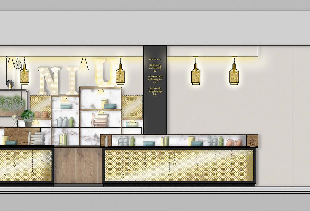Showcase Essen Shop + Living Lobby F #niuconnects: The reception desk, the Living Lobby, the bar the niu ambience is all about smooth transitions and lively atmospheres.