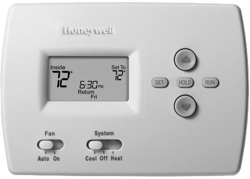02/06/17 A172 24 Volt Thermostats - Digital Programmable - Heat/Cool Heat/Cool - 5+2 Day Programmable - PRO 4000 For control of single or multi-stage heating systems with or without air conditioning