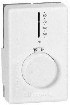 T498A1786 5 to 27 C SPST No No White Honeywell T498A1927 5 to 27 C DPST No White Honeywell T498B1678 Electric Heat - High Performance Provide precise line voltage control of resistive rated electric