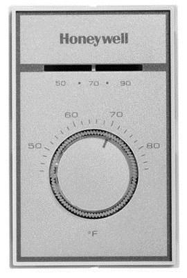 120/208/240/277 Volt Vertical Switching Thermometer 7 to 28 C SPDT Beige Honeywell T651A3026 Electric Heat/Cool, Heat Only or Cool Only For control of residential, commercial, or industrial heating