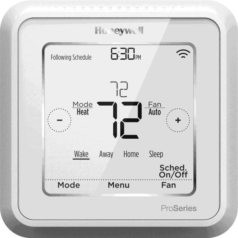 experience C or F temperature display Auto-change over Lyric's implementation of Apple Homekit requires 24 VAC power ("C" wire) Description Fan Operation Part Number Programmable, 2H/2C, 24V, Round,