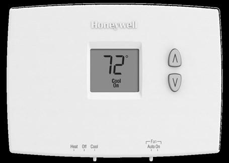 13/12/13 A169 24 Volt Thermostats - Digital Non-Programmable - Heat/Cool Heat/Cool - Non-Programmable - PRO 1000 For control of single stage heating systems with or without air conditioning (gas, oil