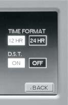 display mode. (Default setting is 55% ACTIVE, 10% SLEEP) Range 30-100% Range 1-100% Settings Set Date and Time 1.