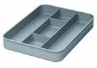 199 Cleaning Set > > Area of application: for use with One2Five bin frames > > Features: With folding handles to hold waste bag Capacity (ltr) Dimensions (W x D x H) Light Grey ONE2top functional lid