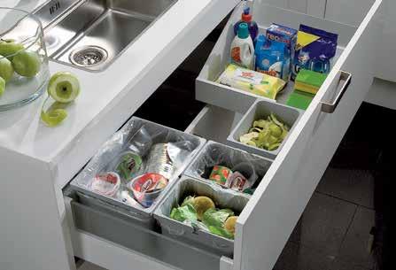 > Area of Application: for installation in drawer boxes > Material: Plastic > Colour: light grey > Height (mm): Min.