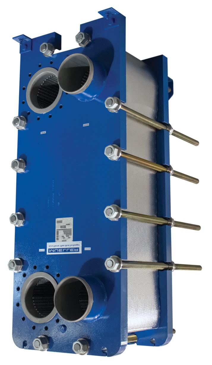 Accu-Therm Semi-Welded Heat Exchanger Paul Mueller Company s Accu-Therm semi-welded heat exchanger is ideal for solution chilling and refrigerant condensing in refrigeration applications.