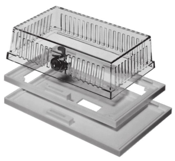 Clear plastic models for applications that need the thermostat visible. Opaque plastic models for applications that require the thermostat be kept hidden from view.