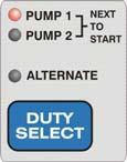 4.4 Duty Pump Alternation (Next To Start) For installations with dual pump capability, pumps can be alternated so they share the workload thus protecting pumps from over temperature and excessive