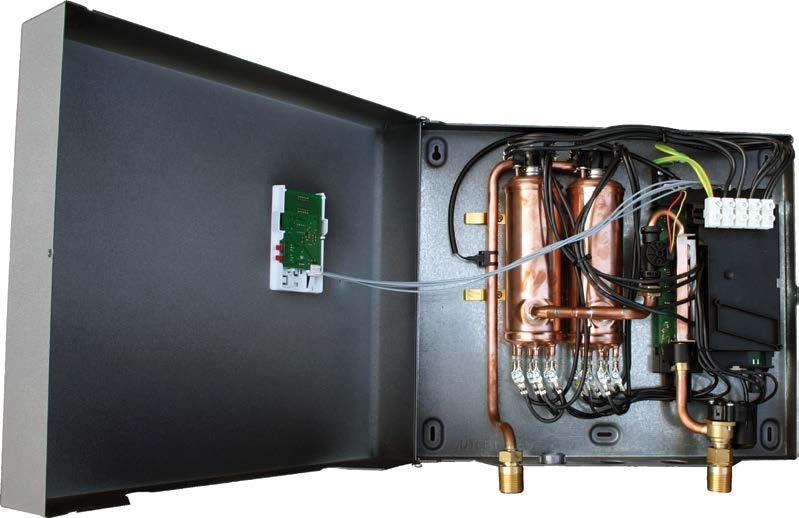 water. Tempra Advanced Flow Control was invented by Stiebel Eltron. No other manufacturer of tankless electric water heaters has anything like it.