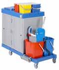 COMPLETE CLEANING CHARTS / COMPLETE REINIGUNGSWAGEN / CHARIOTS DE NETTOYAGE COMPLETS HOSPITAL EX5 MULTI PURPOSE TROLLEY x dusbin cover x 60