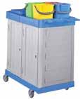 blue - yellow and gray handle, x Mop holder base / trays HOSPITAL WET MOP XS SYSTEM  blue - yellow and gray handle, x Mop holder base / trays