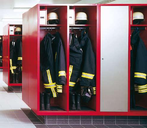 of the air; it also elegantly conceals the ventilation duct for the lockers