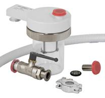 Connection Kits Kit 3, 4 Freeze Dryer Adapter Kits All in one kit for connection to freeze dryer Adapter kits include 2-way ball valve, hose connector, hinged clamping ring, centering ring, AKD oil