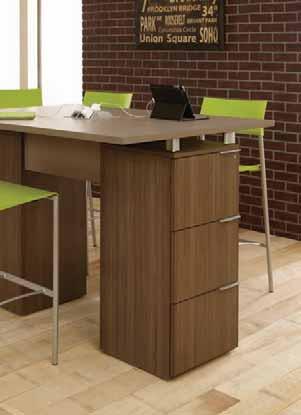 support sharing ideas and solving problems. Work tables and modular units work together to provide a firm foundation for any discussion or presentation, with style and flair.