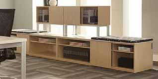.. Even if the work force is always on the go, they still need to come to the office and touch down at a simple worksurface with minimal storage and connect with their