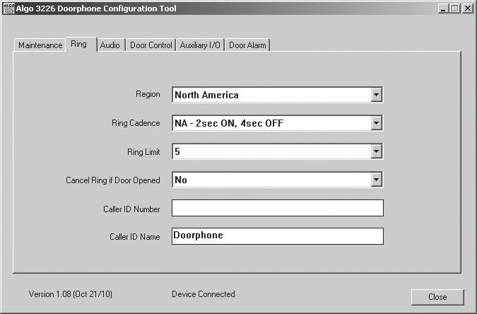 Configuration Tool The USB Configuration Tool is a Windows software alternative to the DTMF programming method described earlier in this Guide.
