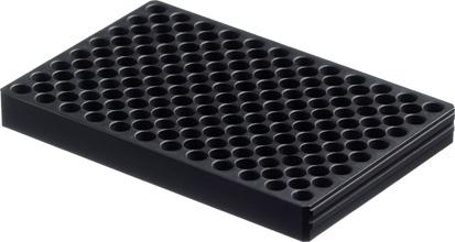 There are four different kinds of interchangeable heating blocks available, for KingFisher 24 deep well plates, Microtiter deep well 96 plates, KingFisher 96 plates, and PCR plates (Table 3 1).