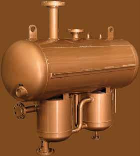 Tank Expansion Volume Liquid Level Switch Fluid In Deaerator Section Hot Fluid Medium Fluid Cool Fluid Gases (Steam) Fluid Out Drain Thermal Buffer Section MODELS FT-L 0200 0500 1000 1500 2000 3000