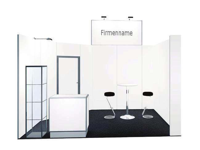 Complete rental stand FOOD 1 T +49 9 11 40 08 35-0 F +49 9 11 40 08 35-29 info@mesomondo.de; www.mesomondo.de Halle/Stand Complete rental stand FOOD Minimum size 9 m² Wall cladding without visible supports, height 2.