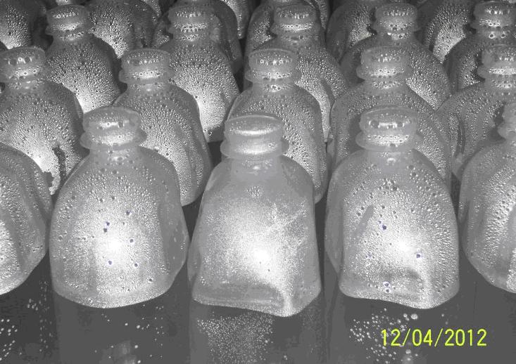 Liquid in plastic sealed containers