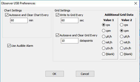 View Preferences Use View > Preferences menu to adjust the settings in the Observer USB Preferences (Figure 6(5)).