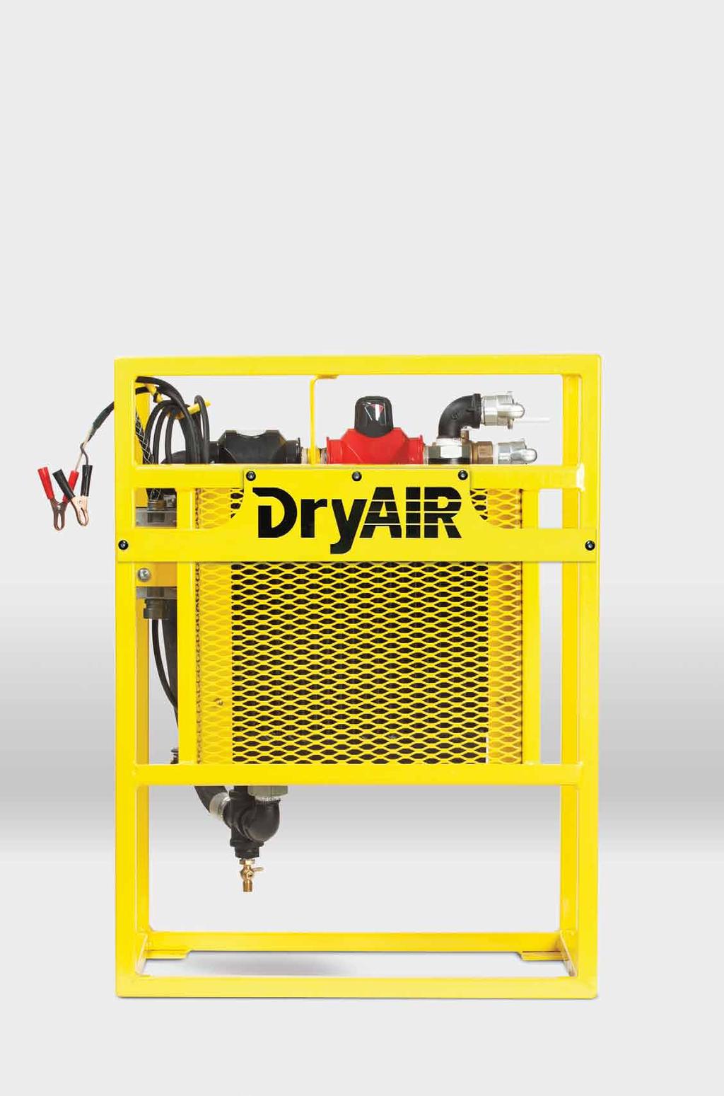 250FS FREESTANDING 12-Volt DC, Air-Cooled The DryAir 250FS has been designed as a stand-alone aftercooler for portable gas and diesel compressors.