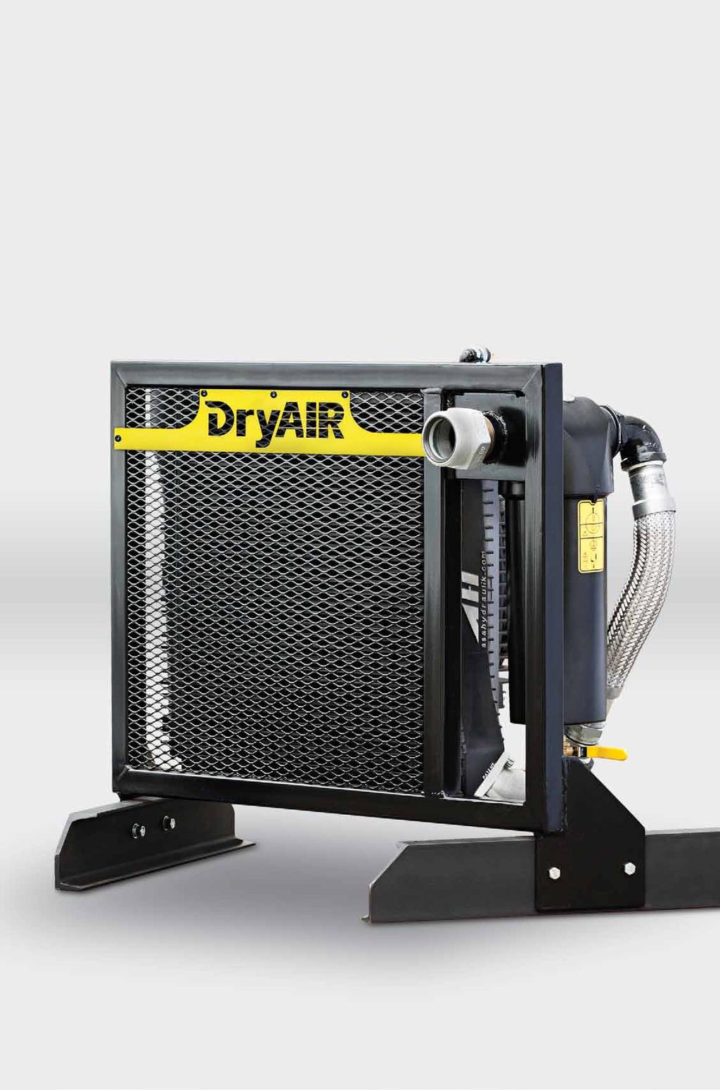 400FS/TM FREESTANDING or TONGUE-MOUNT 24-Volt DC, Air-Cooled The DryAir 400FS/TM has been designed as a stand-alone or tongue-mount aftercooler for mid-size portable diesel compressors.