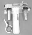 Install water filter system between booster pump and water pressure regulator.