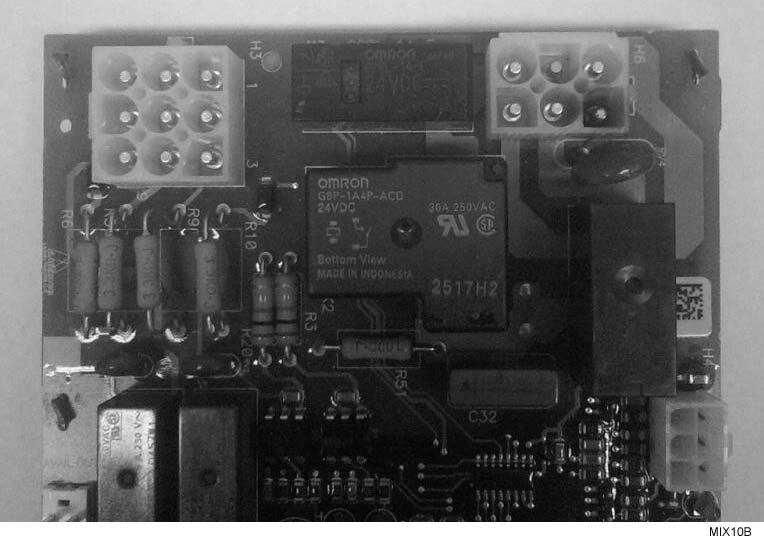 23. Replacing Inoperative Electronic Control On models with an electronic control, when replacing an inoperative electronic control due to burnt pin(s) on the 6- pin wire harness connector block, it