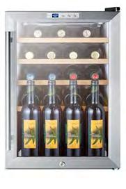 D Meets UL-471 commercial standards Dual zone 118 bottle wine cellar with two stainless steel trimmed glass doors SWC1775 72