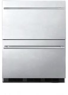 counters 13 Matching refrigerator available (SPR627OS) SCR600LOSRC 33 ½ H x 23