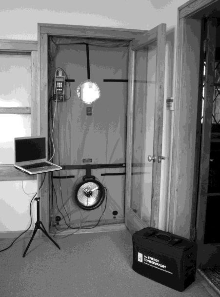 Chapter 16 Using the Duct Blaster as a Blower Door Chapter 16 Using the Duct Blaster as a Blower Door The Duct Blaster fan can be easily used as a Blower Door fan to test and measure the airtightness