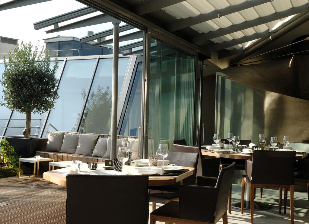 A Michelin-starred restaurant... FineDining Le 39V is perched highly above the City of Lights and is the result of the combination of Michelin-starred dining and contemporary architecture.