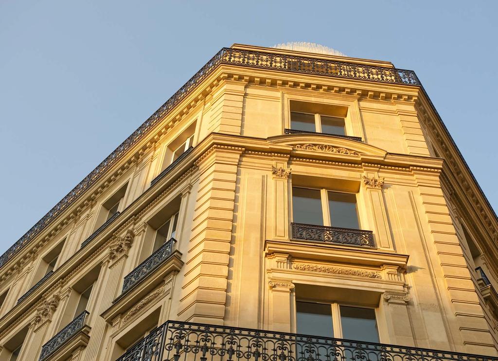 Ahead of its time... Building Concept Under its upgraded Haussmann-style façade, 39 George V is a showcase for technology and urban evolution.