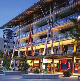 architectural design and materials that reinforce coastal character and develops unique amenity for each precinct within Mooloolaba Consider the visual impact of above ground car parking levels,