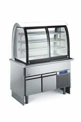 8 electrolux self service Cold Units The range of cold units includes the following appliances: ffrefrigerated glass display units with top on refrigerated cupboard or bridge-type ffrefrigerated