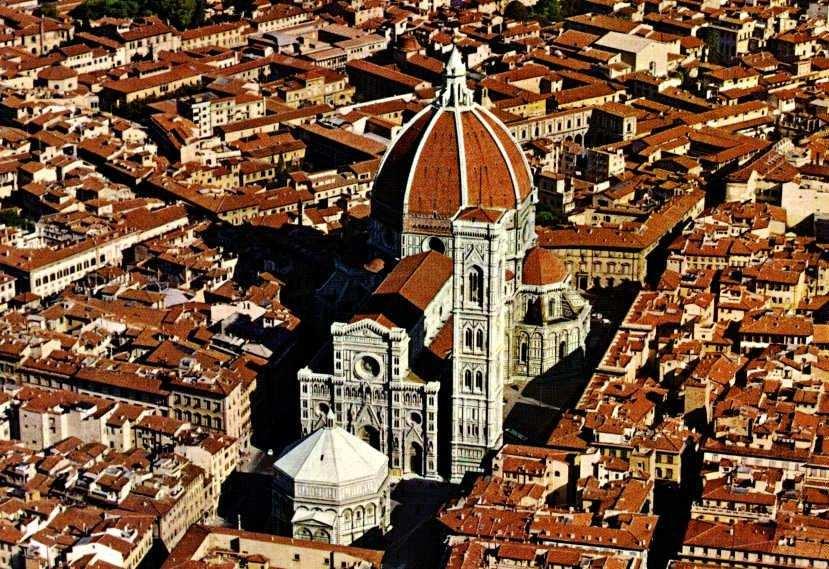 over Filippo Brunelleschi the commission to build the Gates of the Paradise Brunelleschi retired in Rome to study the ancient structures, then brought those lessons home to build