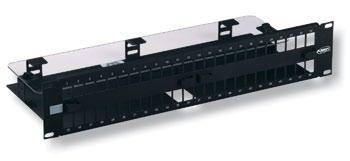 Management SL Series Patch Panels ccept unshielded SL Series Jacks and inserts May be used to create custom configurations including mixing fiber, twisted-pair, coax and /V applications llow